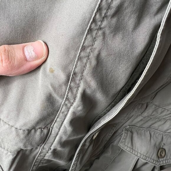 VTG L.L. Bean Safari Hunting Photography Military Button Shirt Jacket Large RARE - Picture 6 of 12